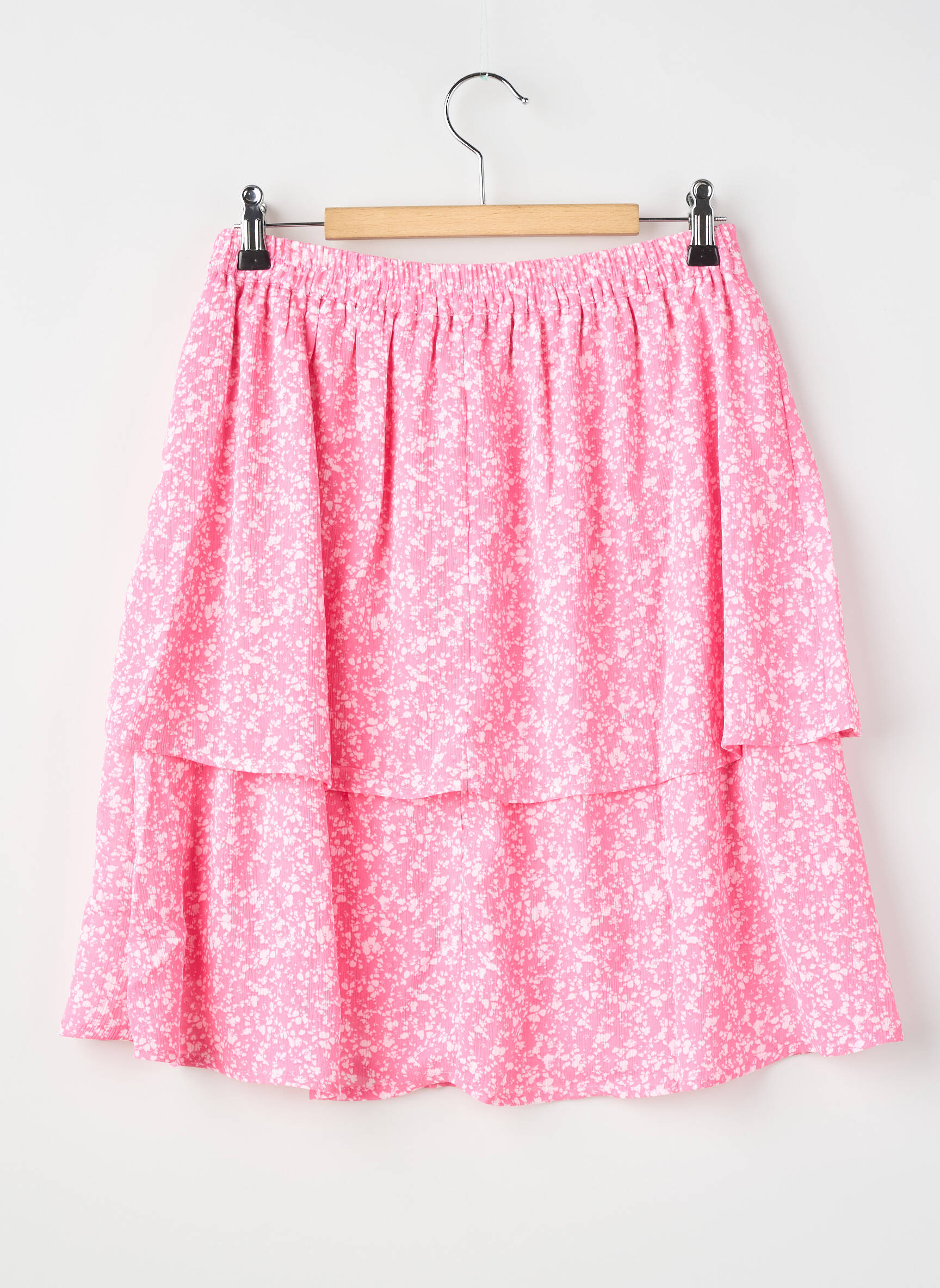 Jupe courte rose MSCH COPENHAGEN femme