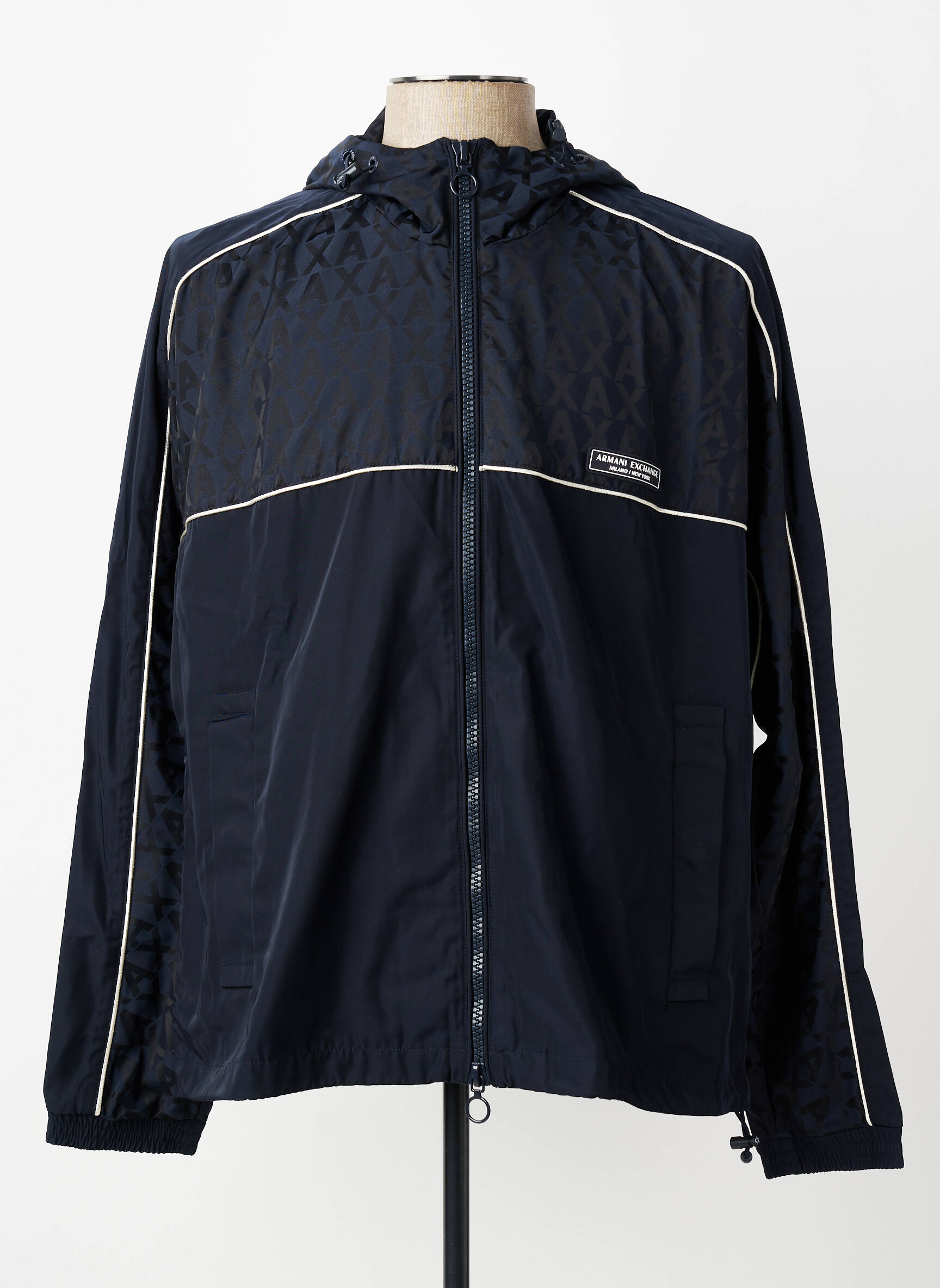 Imperméable bleu ARMANI EXCHANGE homme
