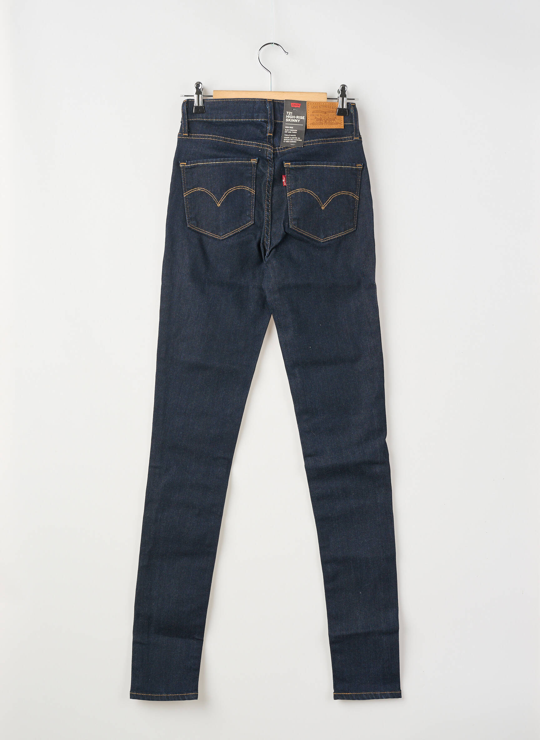 Jeans skinny bleu LEVI'S femme