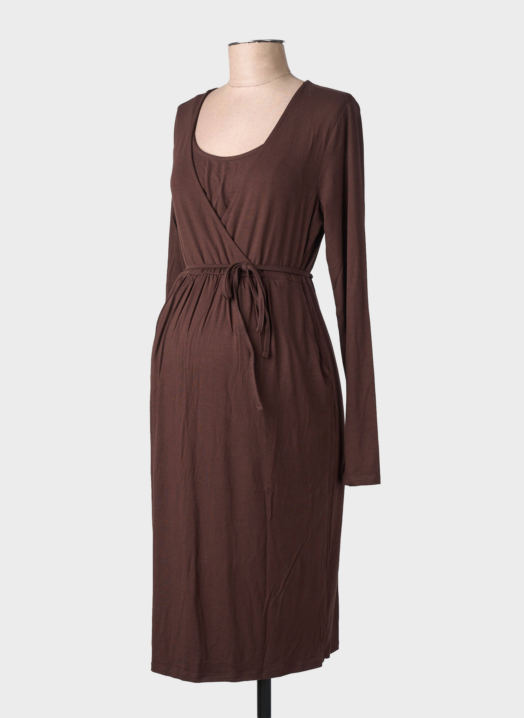 Robe courte beige NOPPIES femme