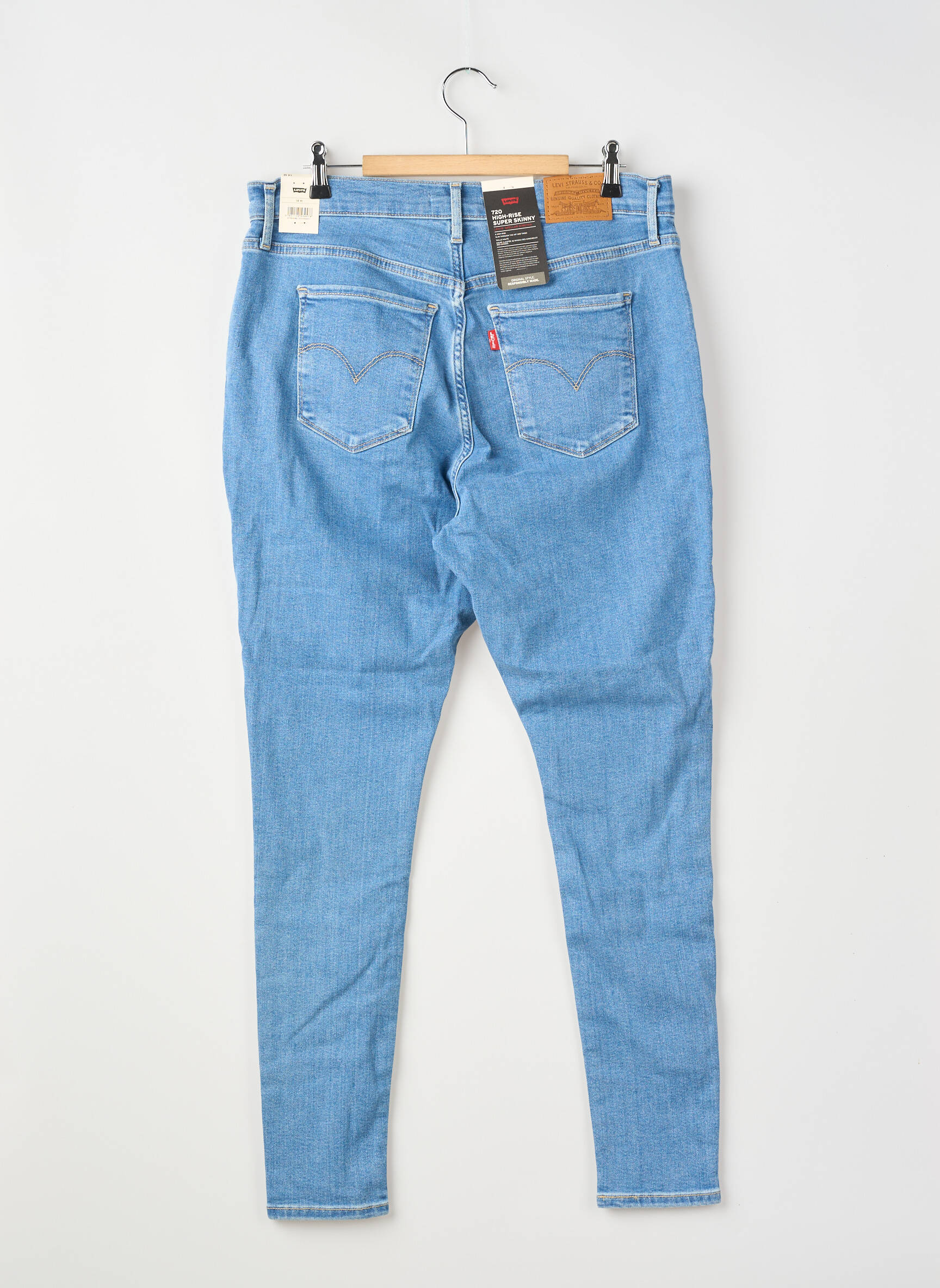 Jeans skinny bleu LEVI'S femme