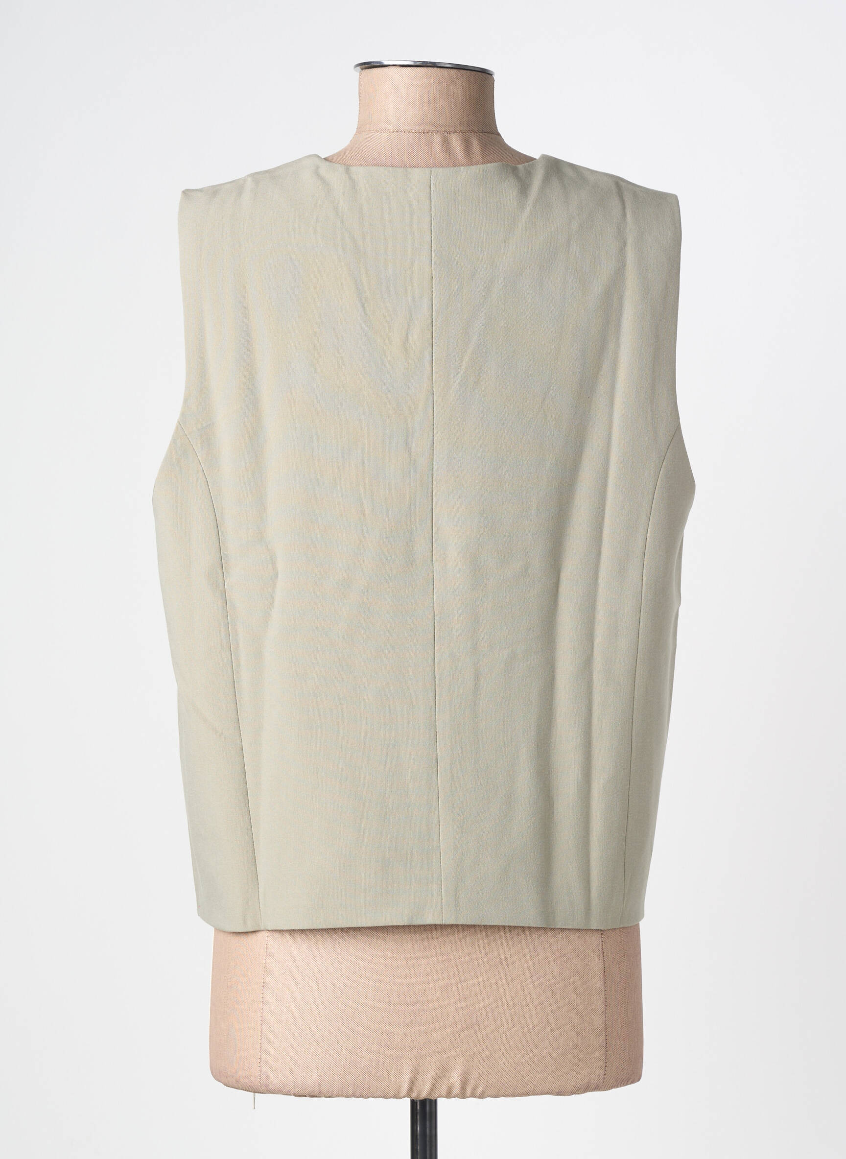 Gilet sans manche vert GRACE & MILA femme