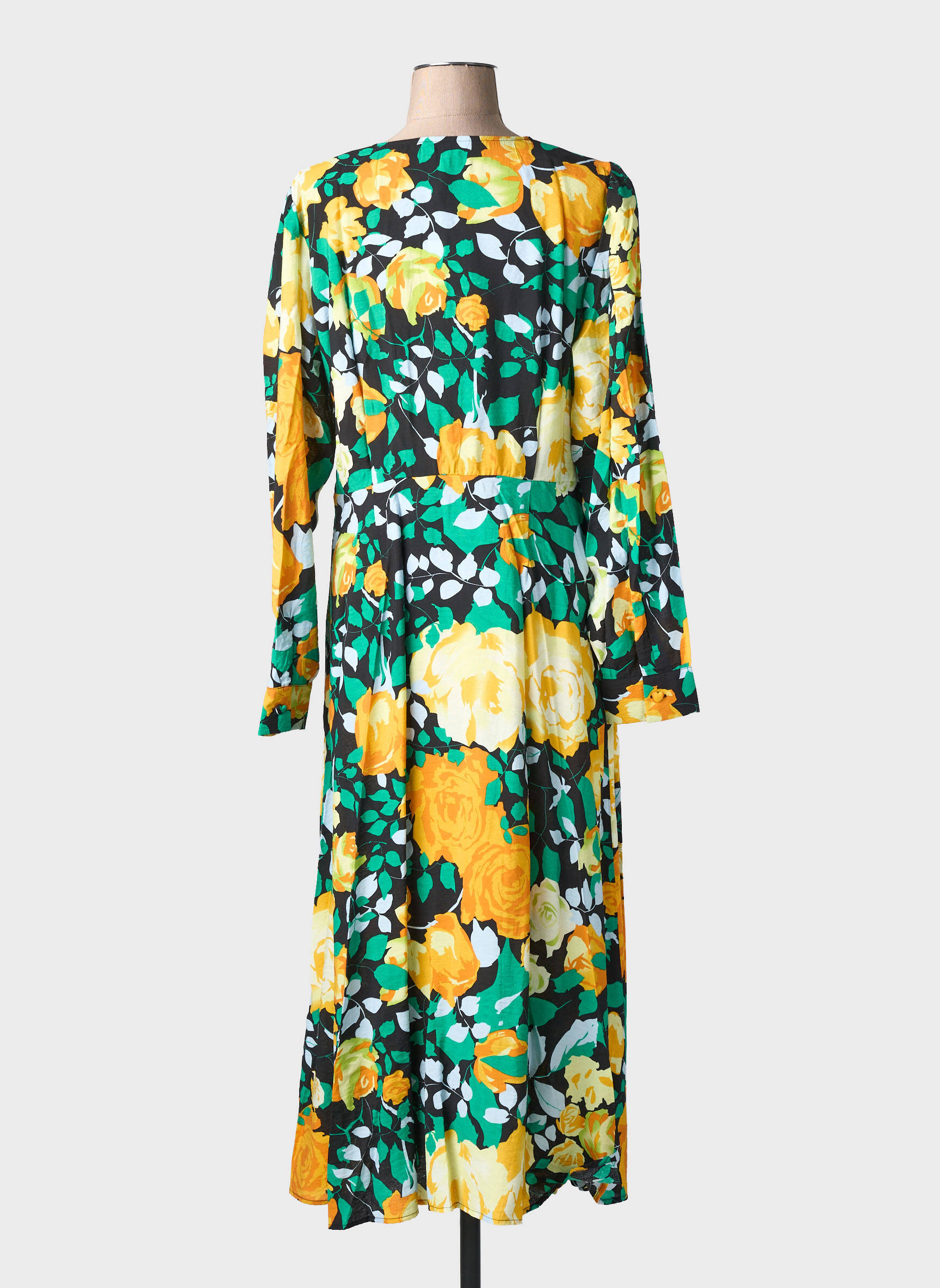 Robe longue vert OBJECT femme