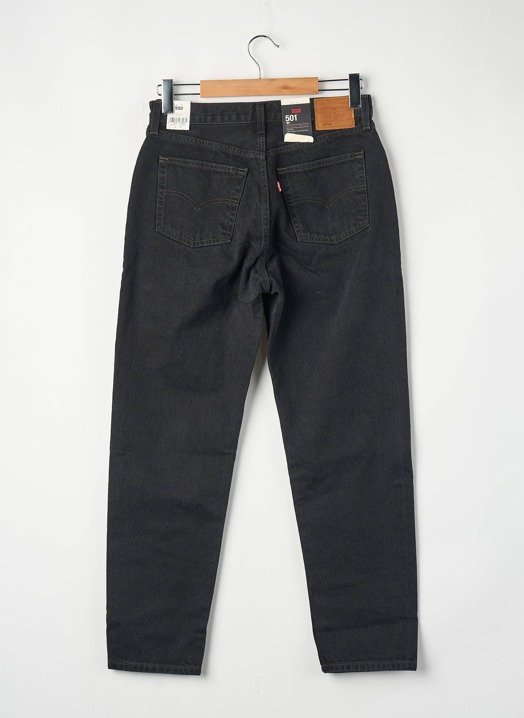 Jeans coupe droite noir LEVI'S femme