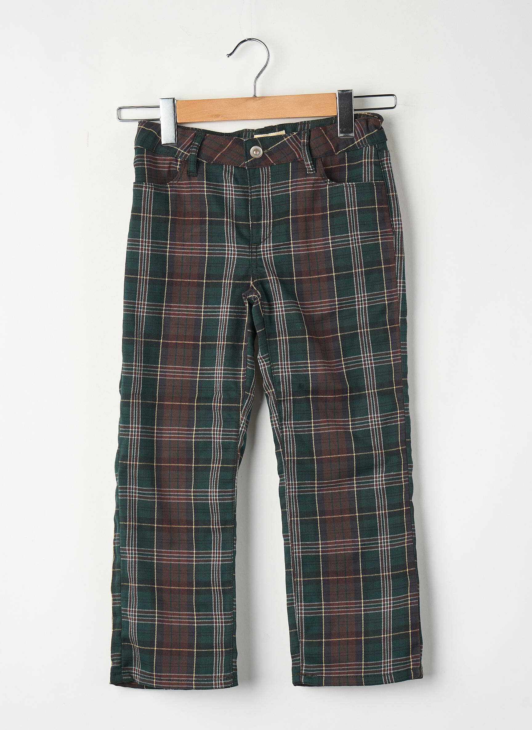 Pantalon droit vert BELLEROSE fille