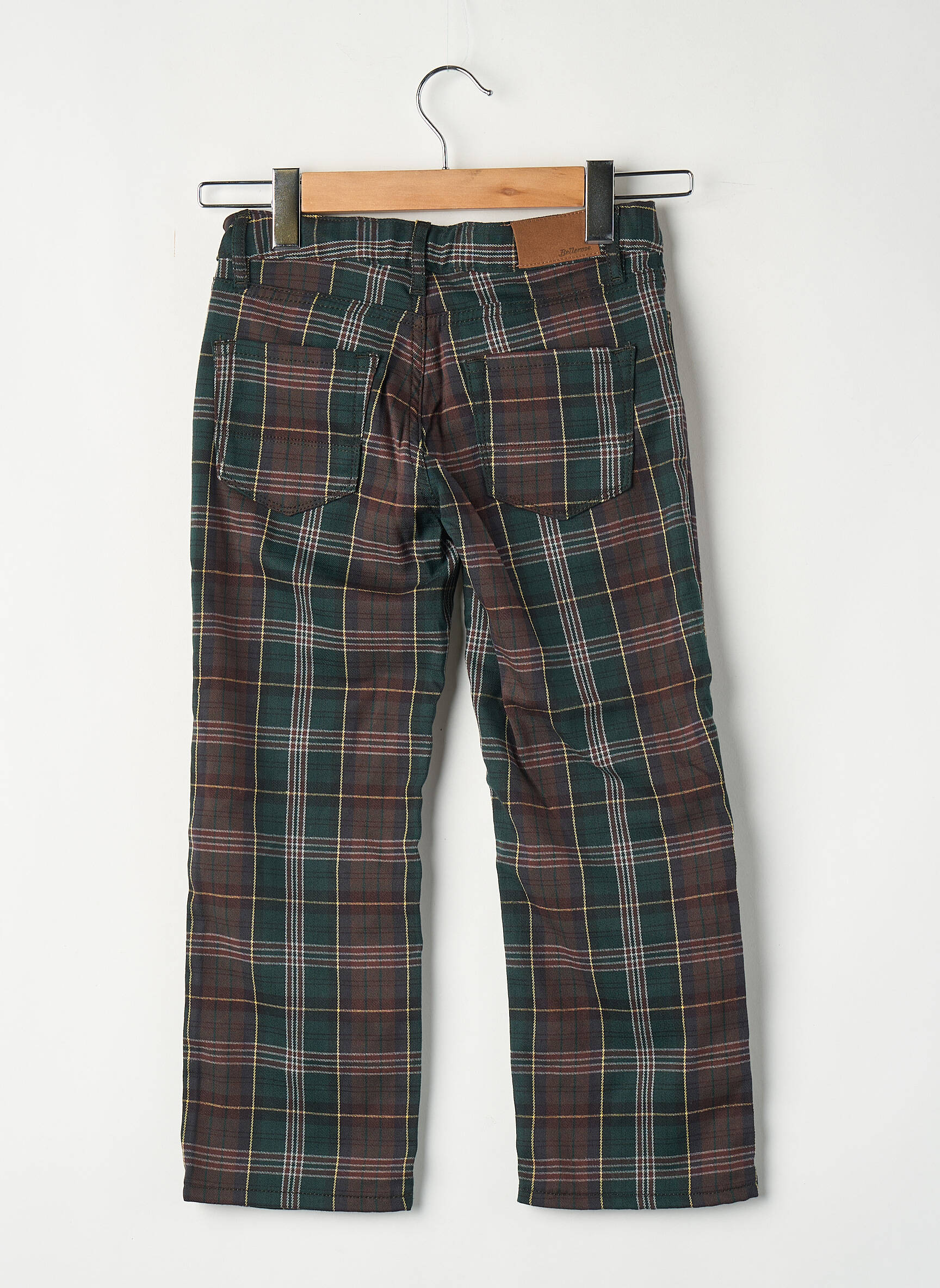 Pantalon droit vert BELLEROSE fille