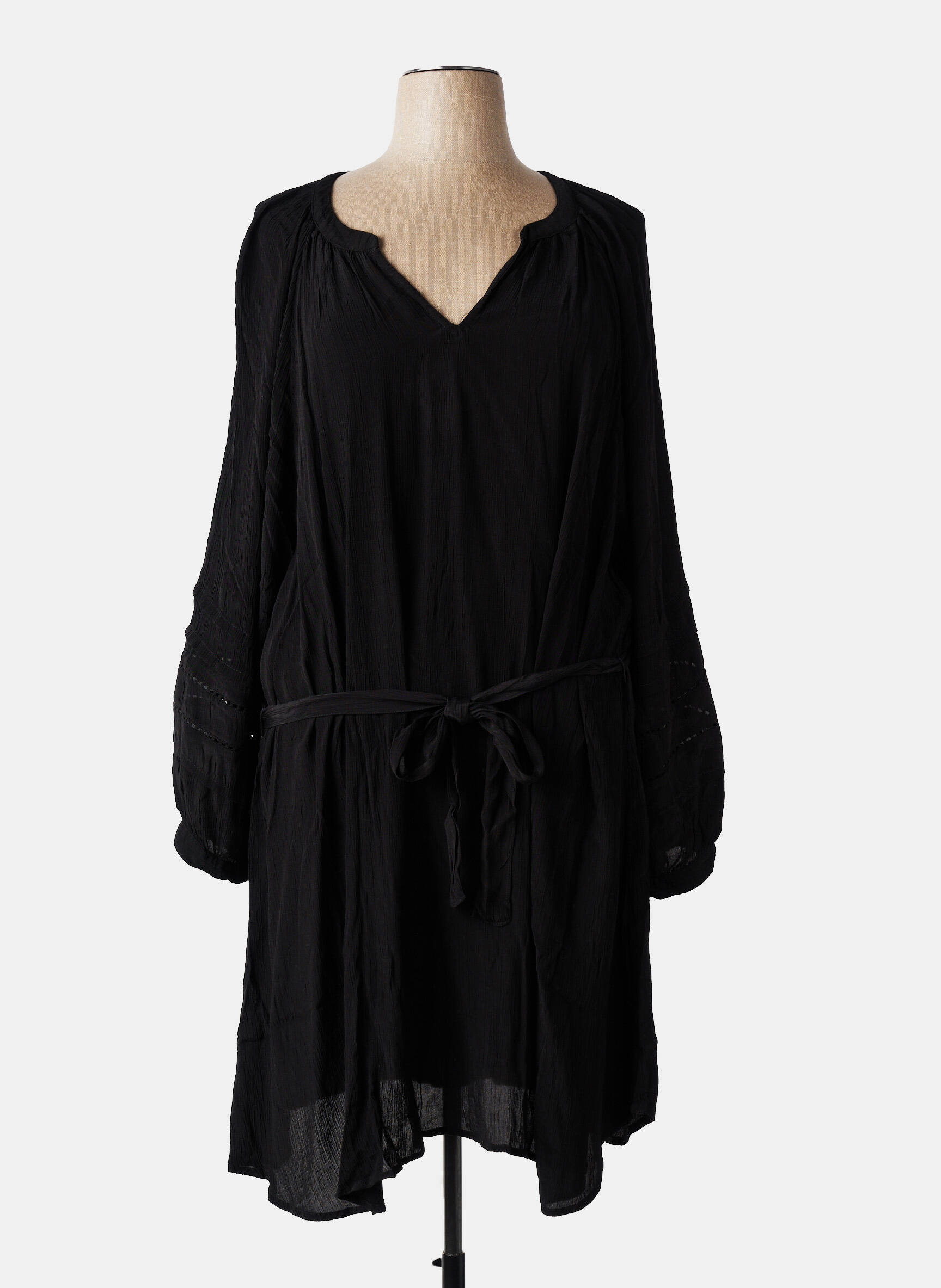 Robe mi-longue noir VERO MODA femme