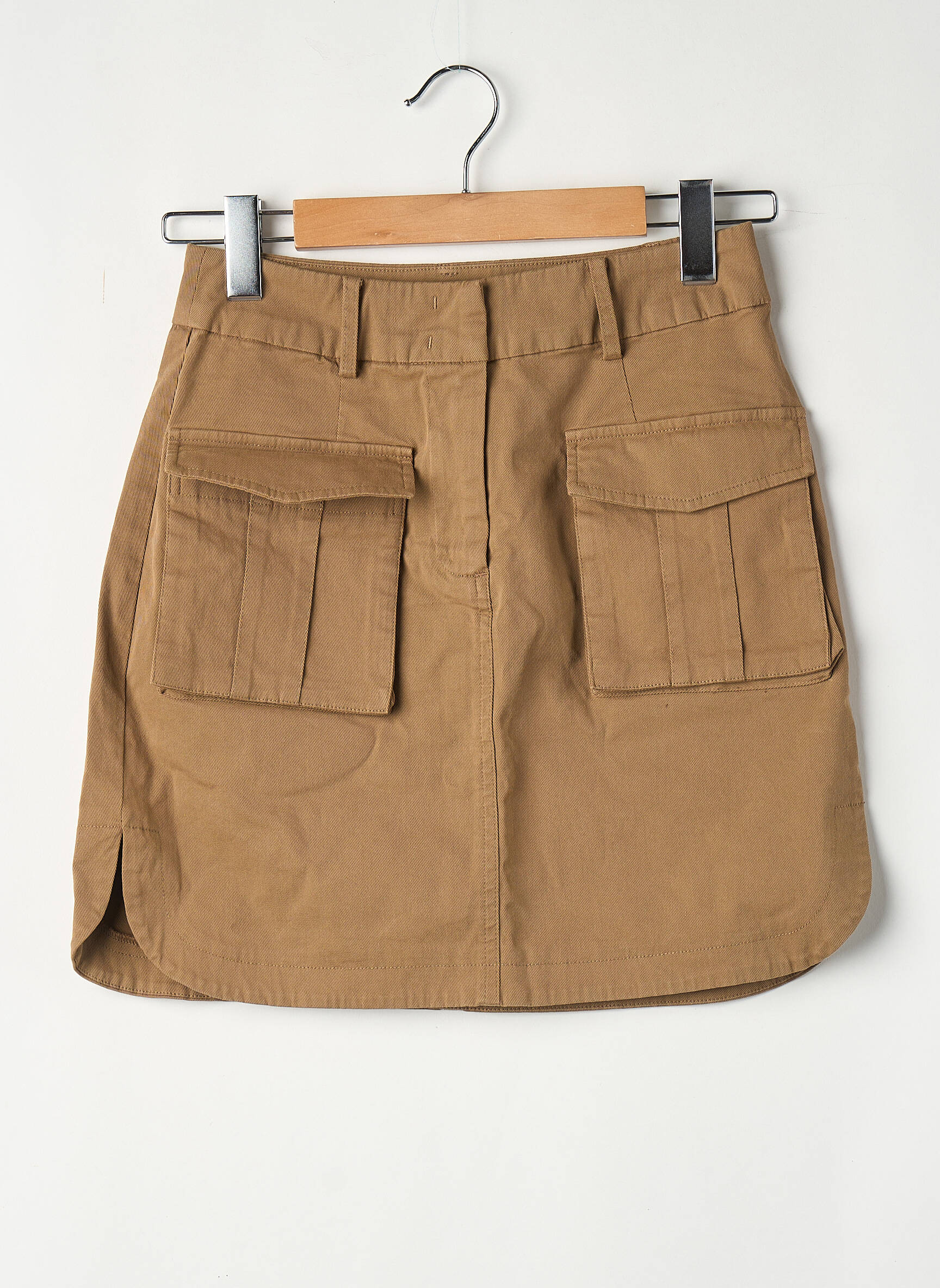 Jupe courte marron VILA femme