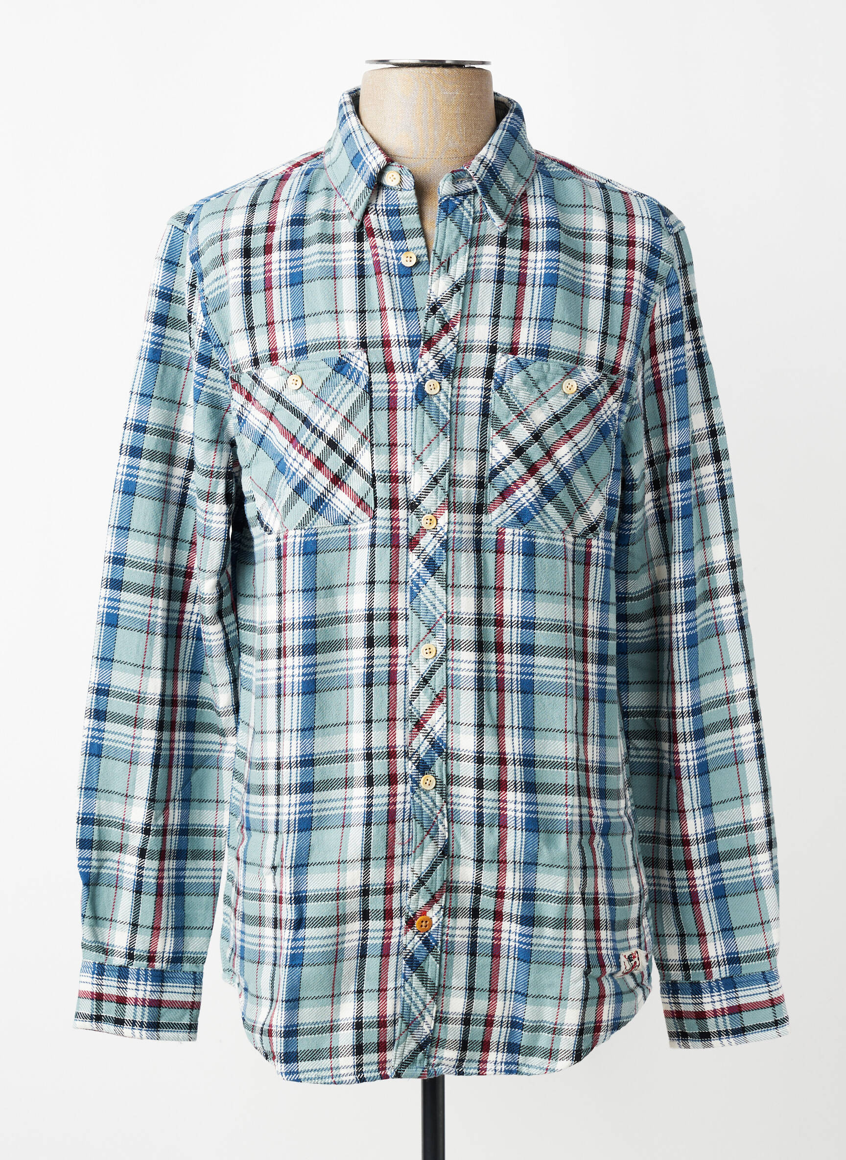 Chemise manches longues bleu SCOTCH & SODA homme
