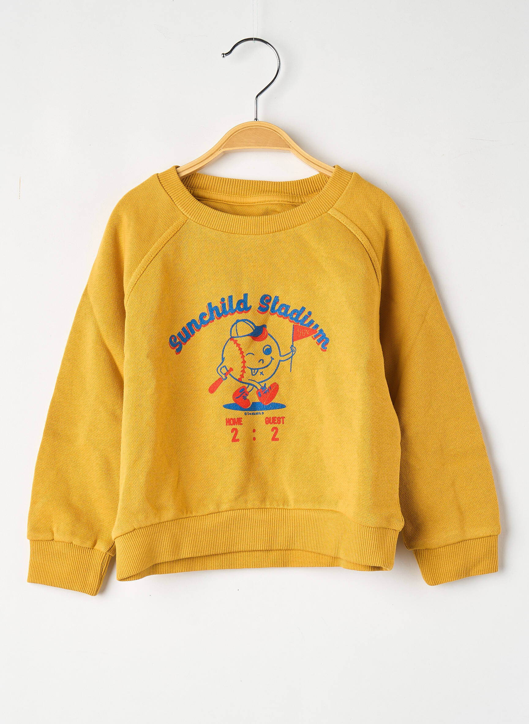 Sweat-shirt jaune SUNCHILD fille