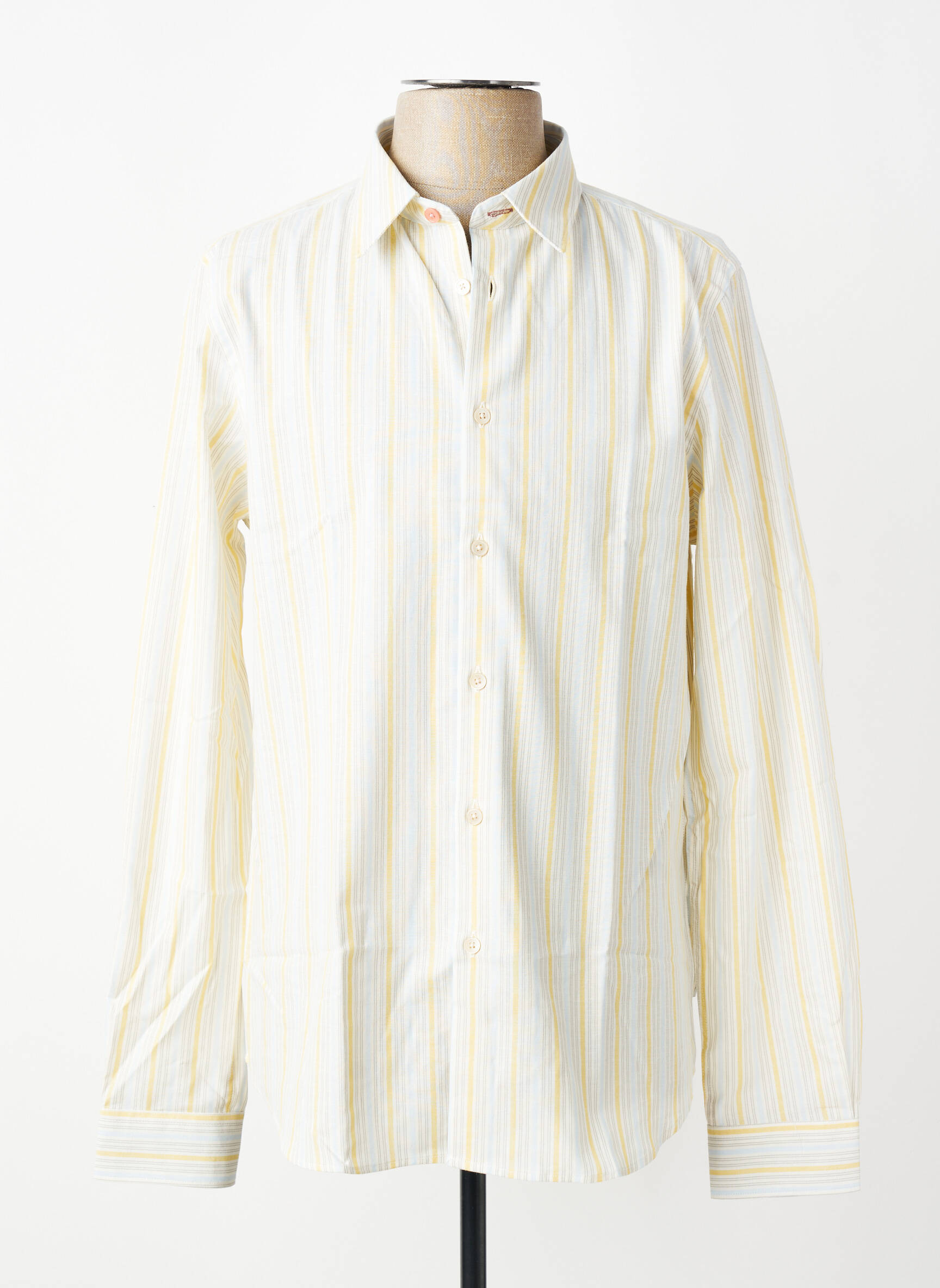 Chemise manches longues jaune PAUL SMITH homme
