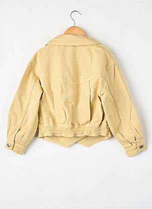 Veste en jean jaune THE NEW SOCIETY fille