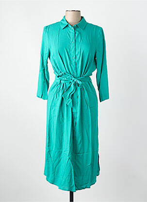 Robe mi-longue vert VILA femme