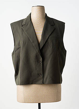 Gilet sans manche kaki GINA TRICOT femme