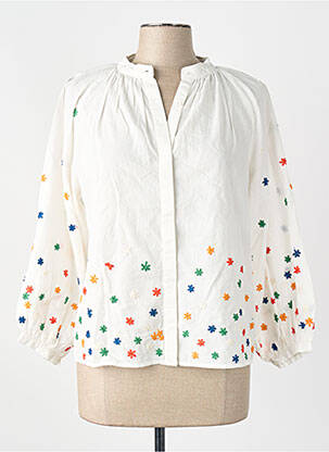Chemise manches longues blanc V.DE.VINSTER femme