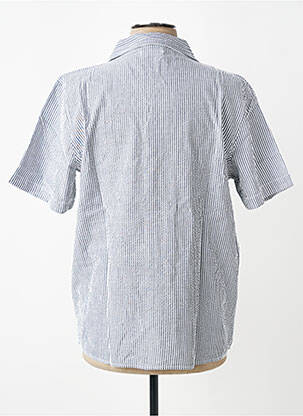 Chemise manches courtes bleu KNOWLEDGE COTTON APPAREL homme