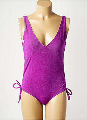 Maillot de bain 1 pièce violet LA NOUVELLE femme