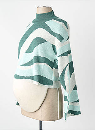 Pull maternité bleu MAMA LICIOUS femme