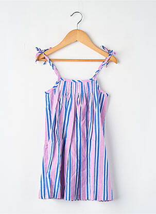 Robe courte rose LUCAS DU TERTRE fille