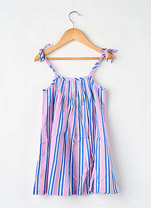 Robe courte rose LUCAS DU TERTRE fille