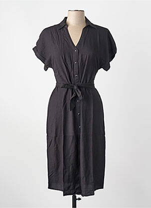 Robe mi-longue noir SUPERMOM femme