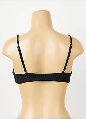 Haut de maillot de bain noir PIECES femme