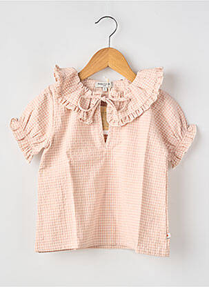 Blouse rose PETITE LUCETTE fille