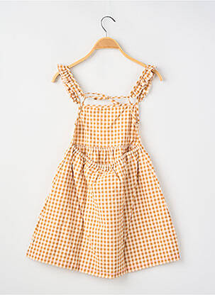 Robe courte orange PETITE LUCETTE fille