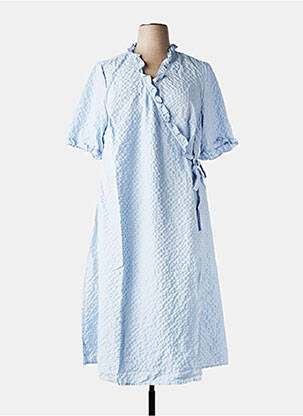 Robe mi-longue bleu EVOKED VILA femme