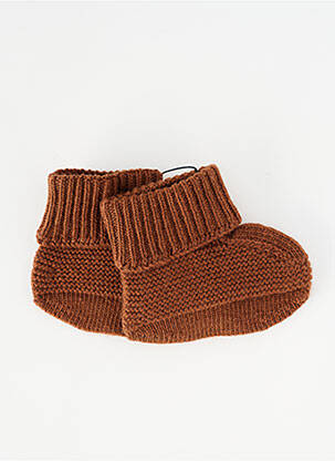 Chaussons/pantoufles marron THE NEW SOCIETY fille
