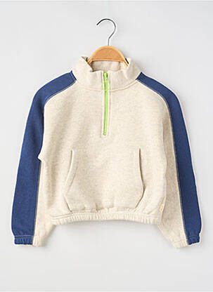 Sweat-shirt beige BELLEROSE fille