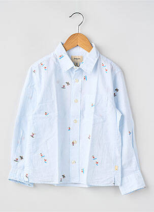 Chemise manches longues gris BELLEROSE garçon