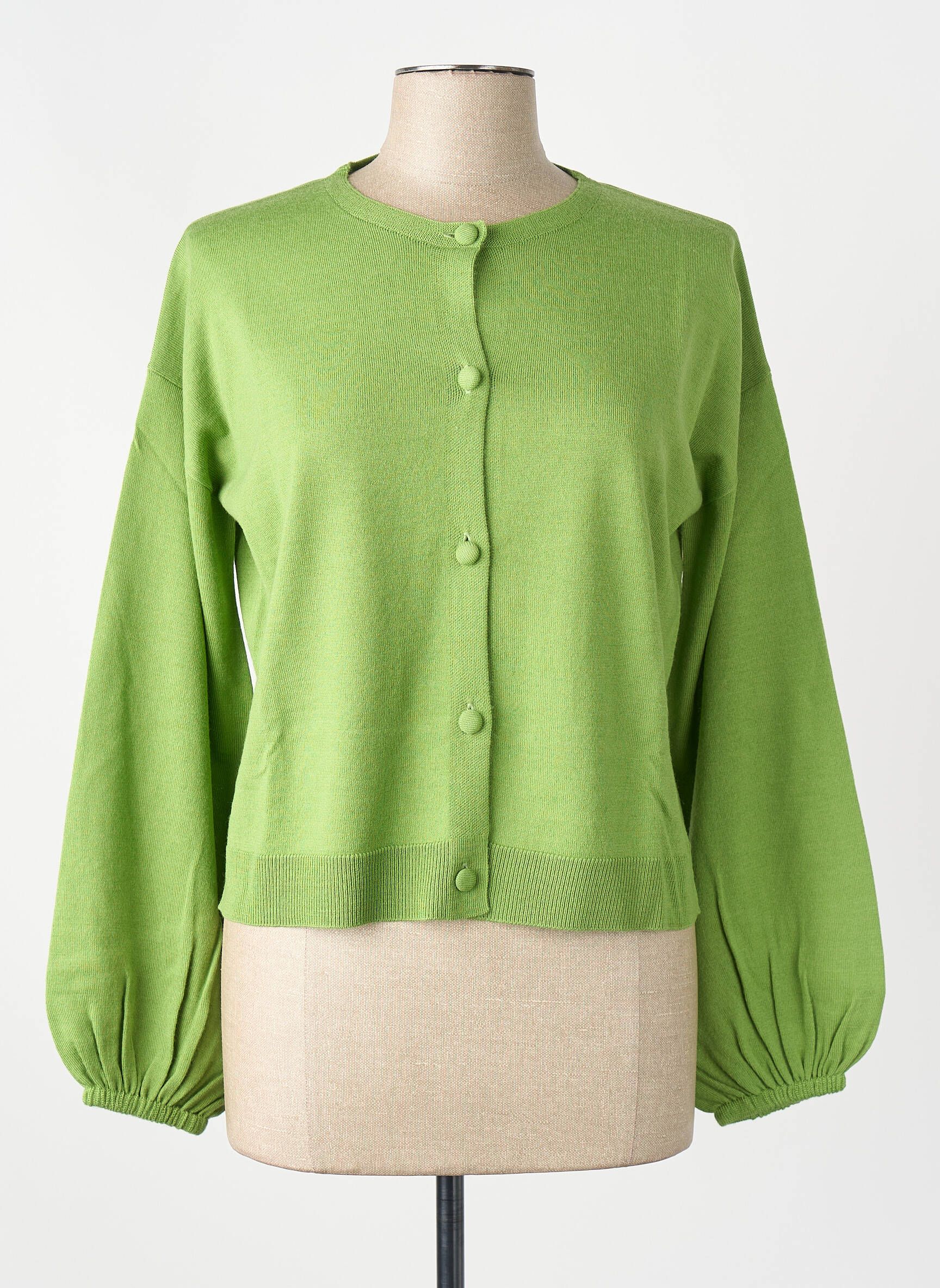 Gilet manches longues vert PERSONA BY MARINA RINALDI femme