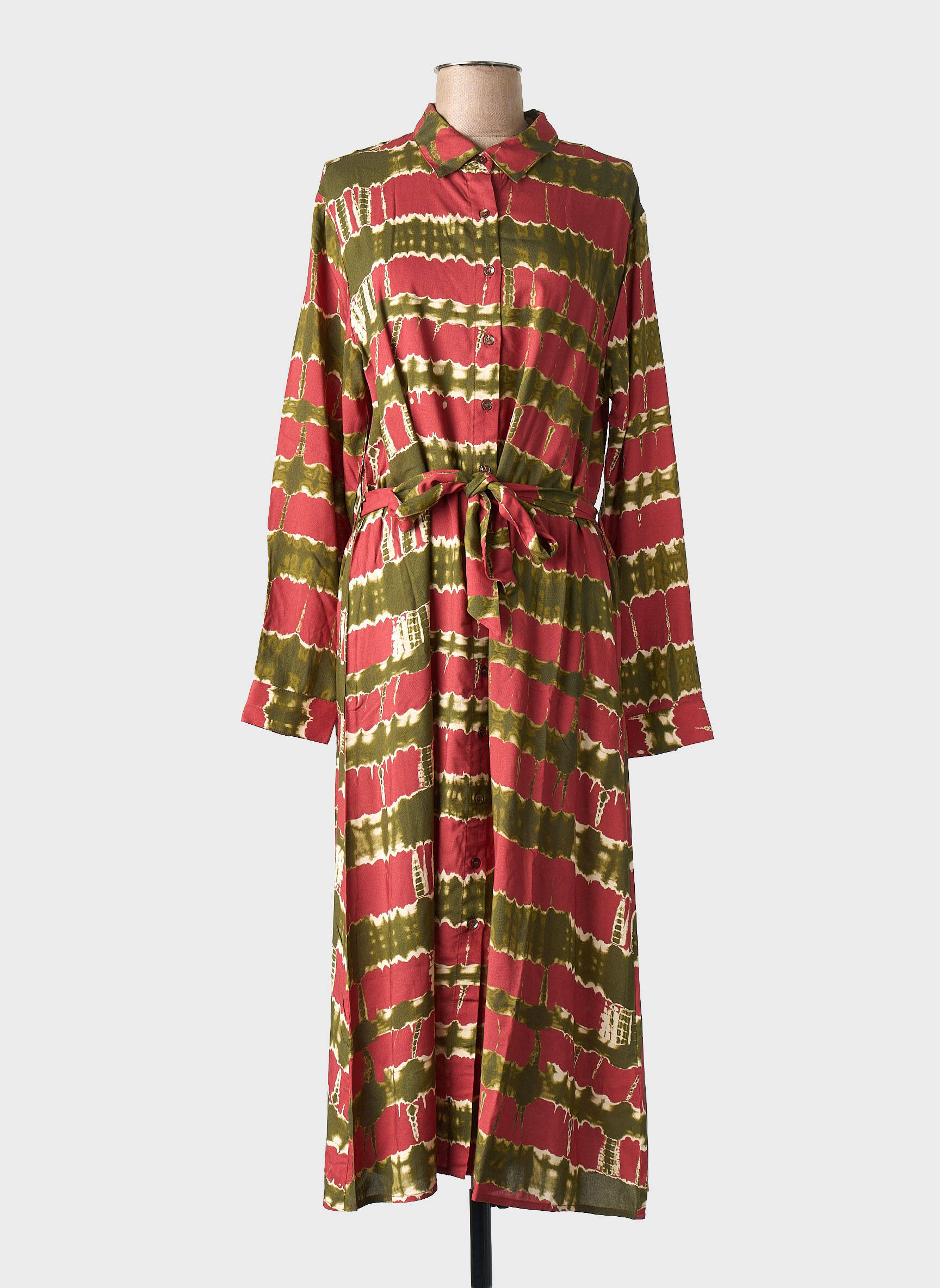 Robe mi-longue rose LA PETITE ETOILE femme