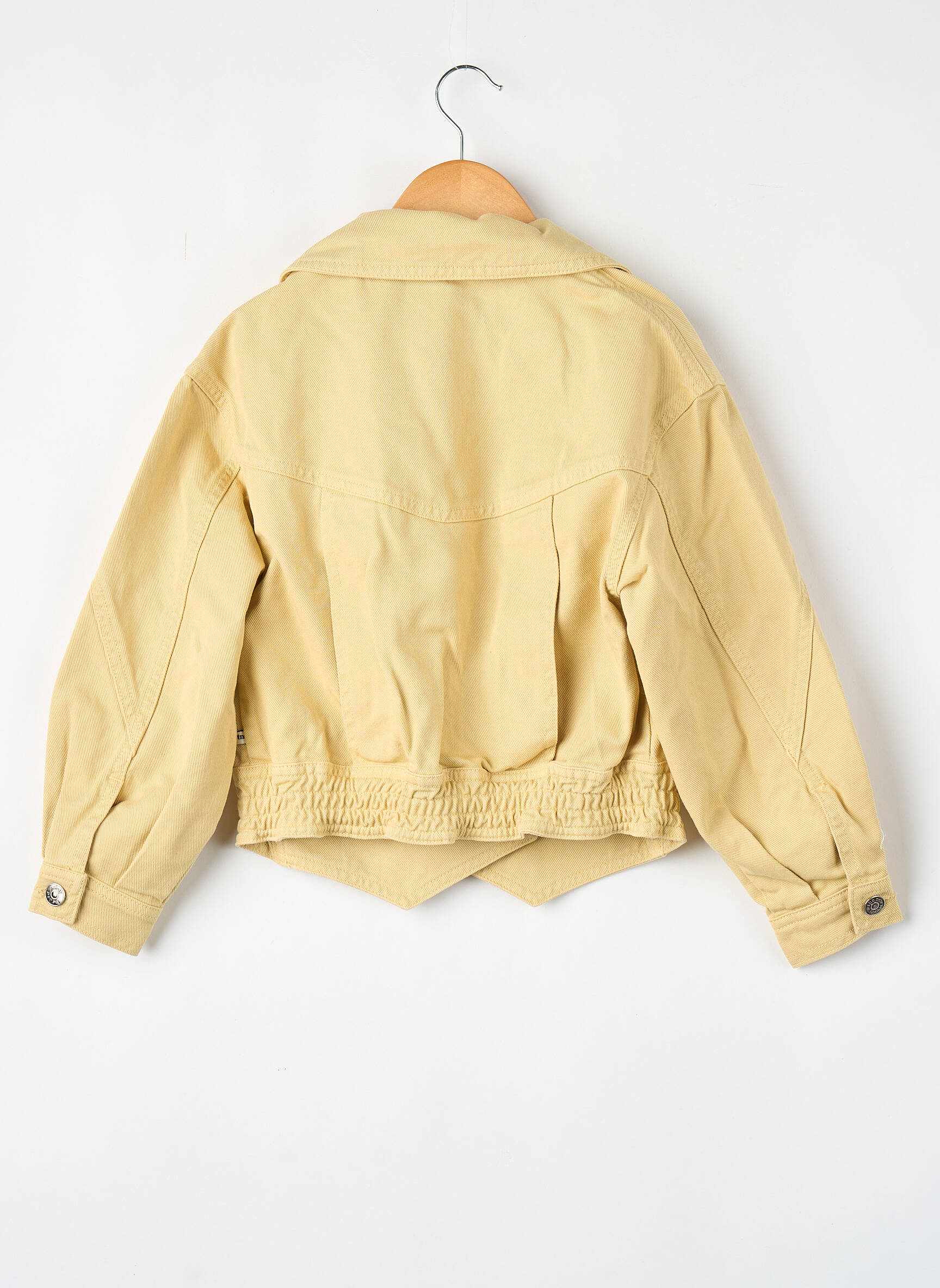 Veste en jean jaune THE NEW SOCIETY fille
