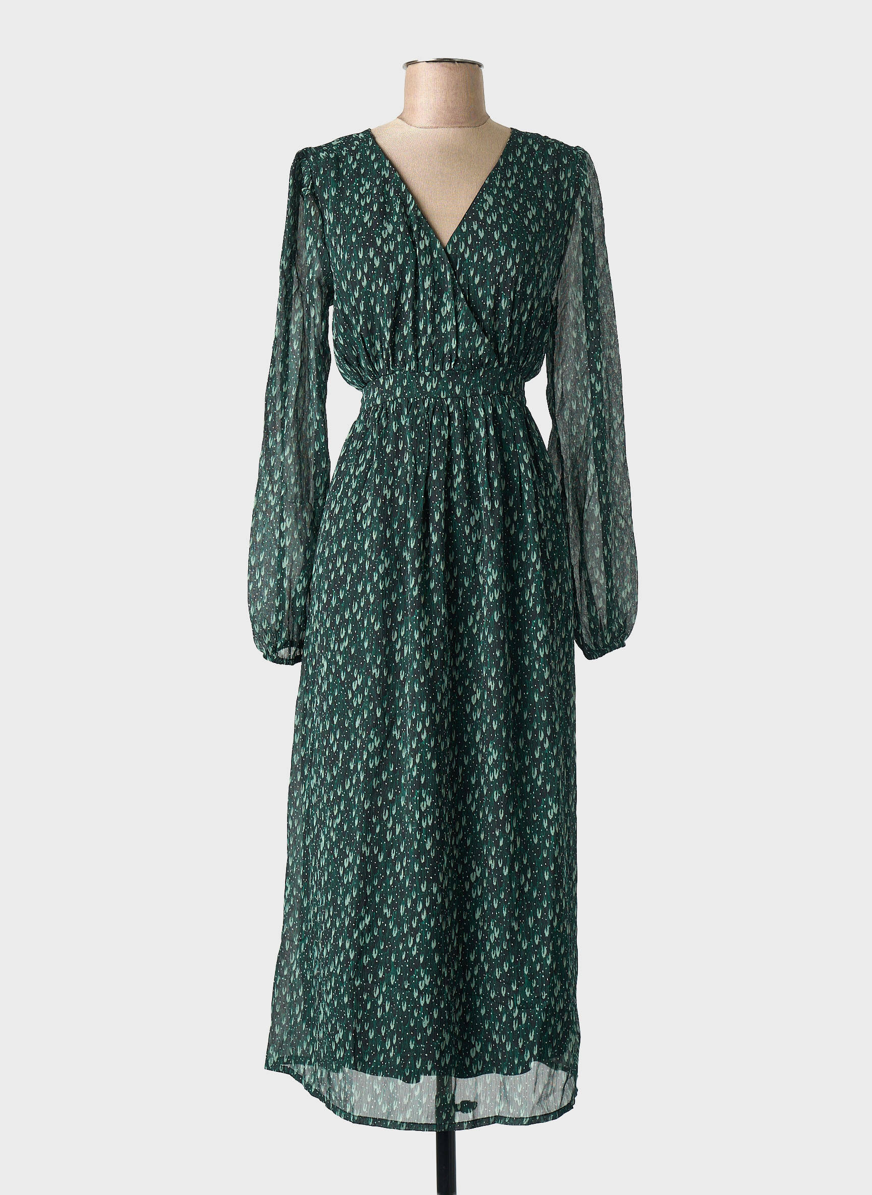 Robe maternité vert NOPPIES femme