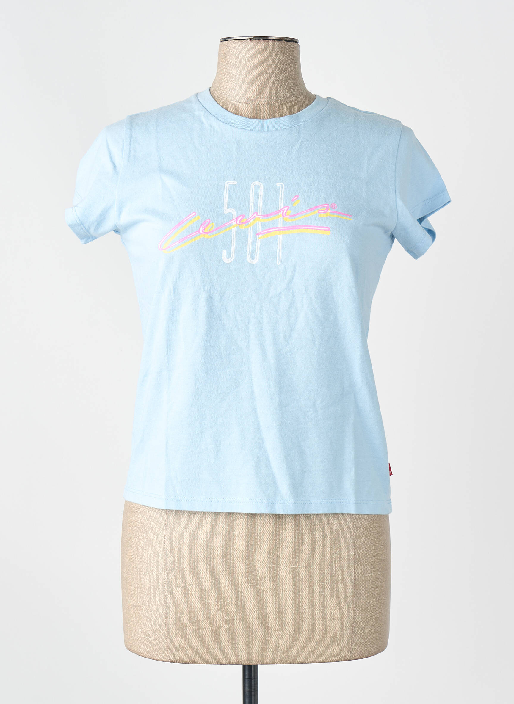 T-shirt bleu LEVI'S femme