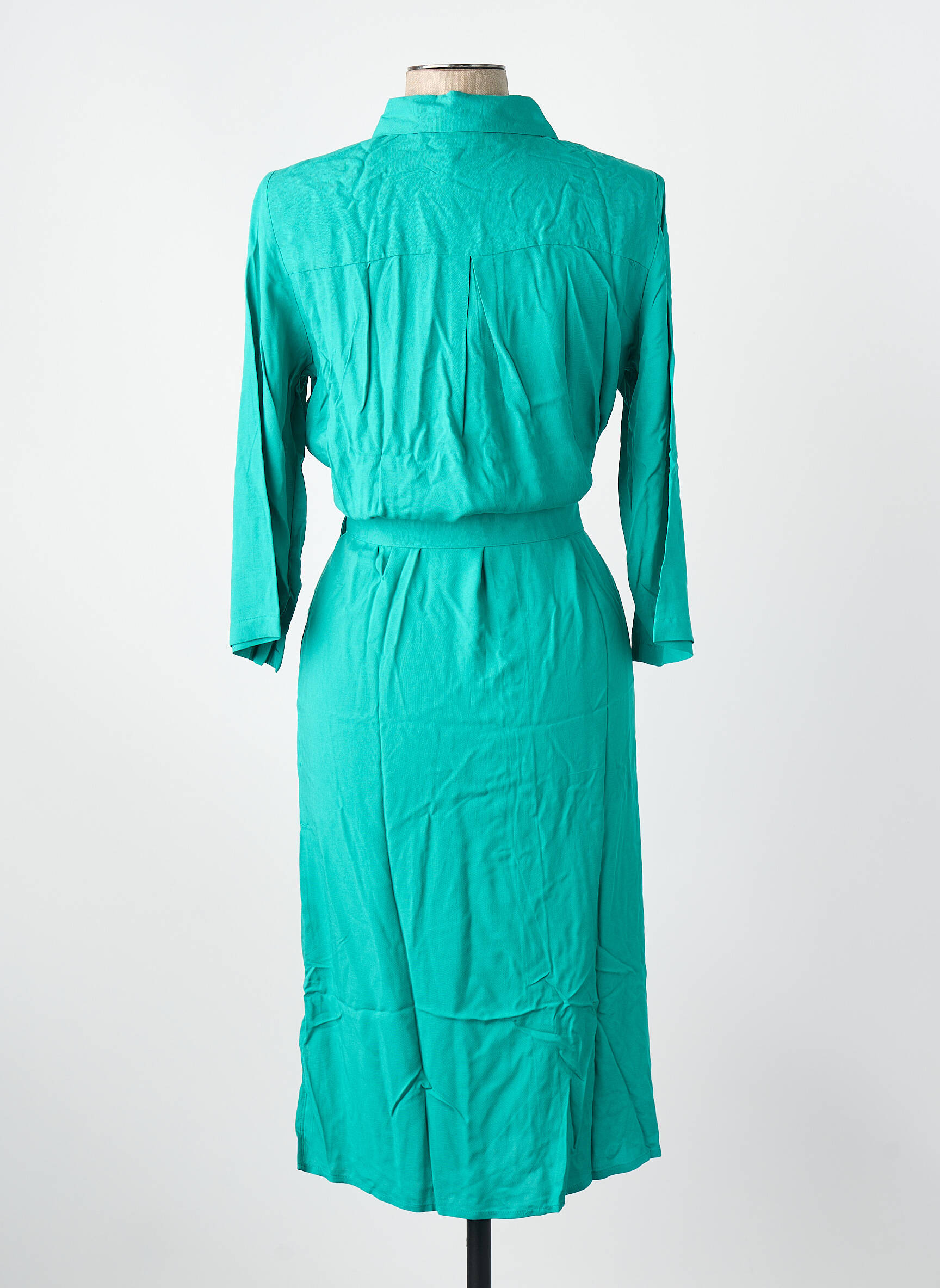 Robe mi-longue vert VILA femme