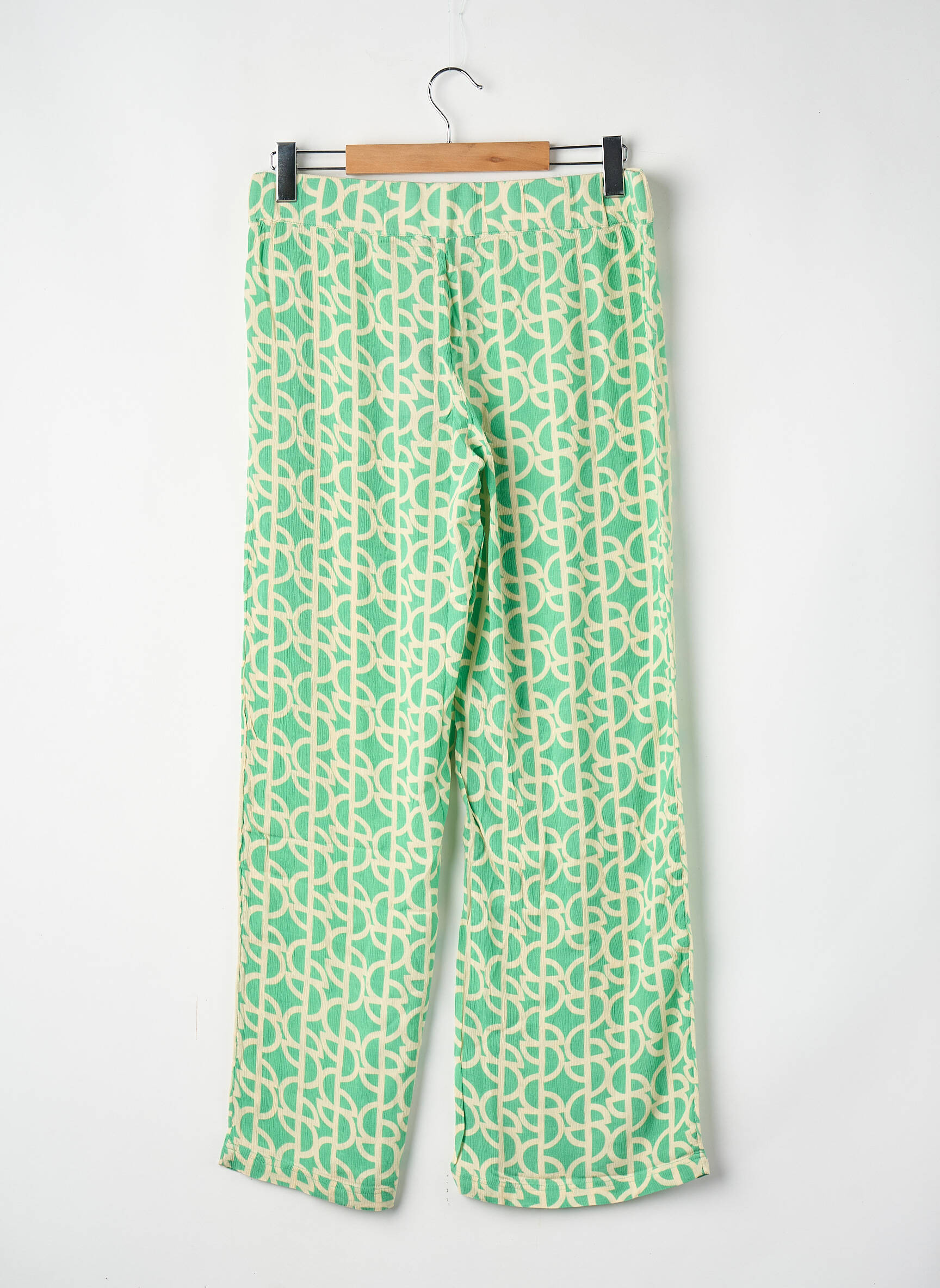 Pantalon large vert SUPERMOM femme