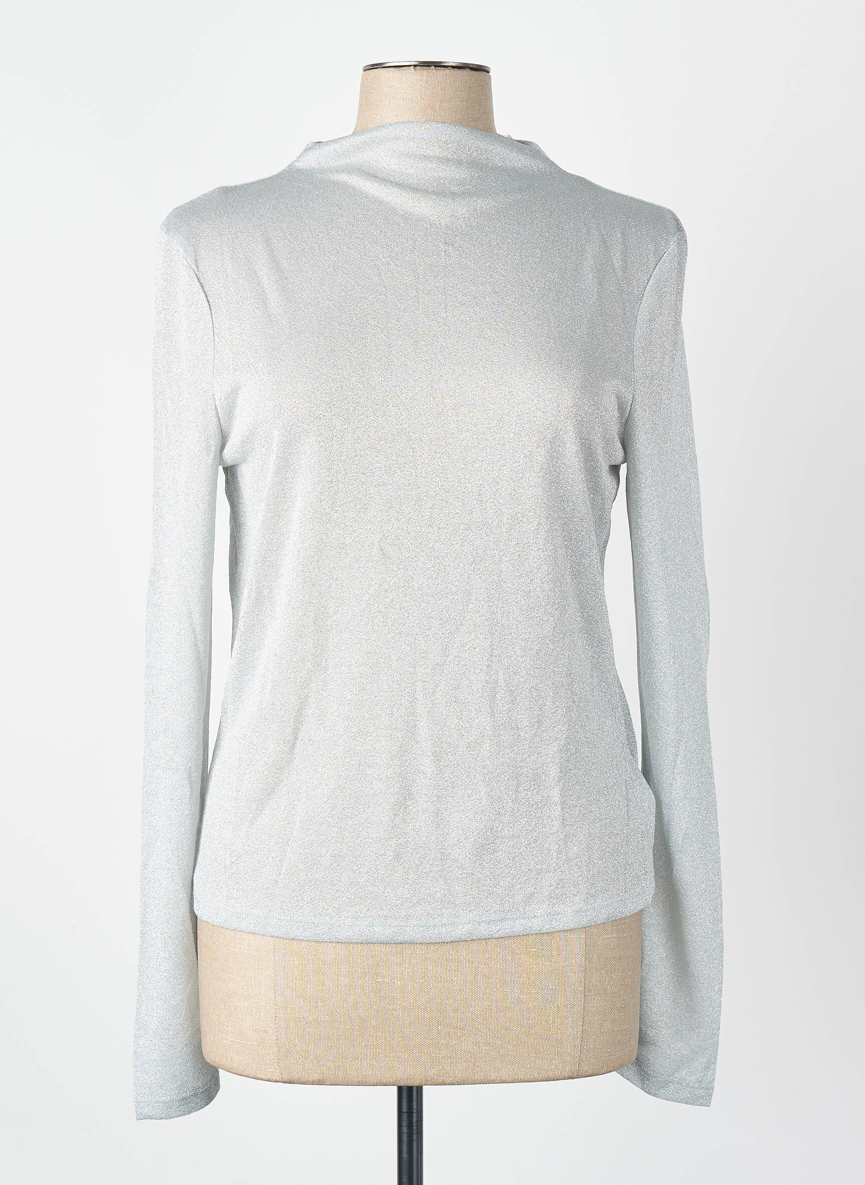 Top argent GINA TRICOT femme