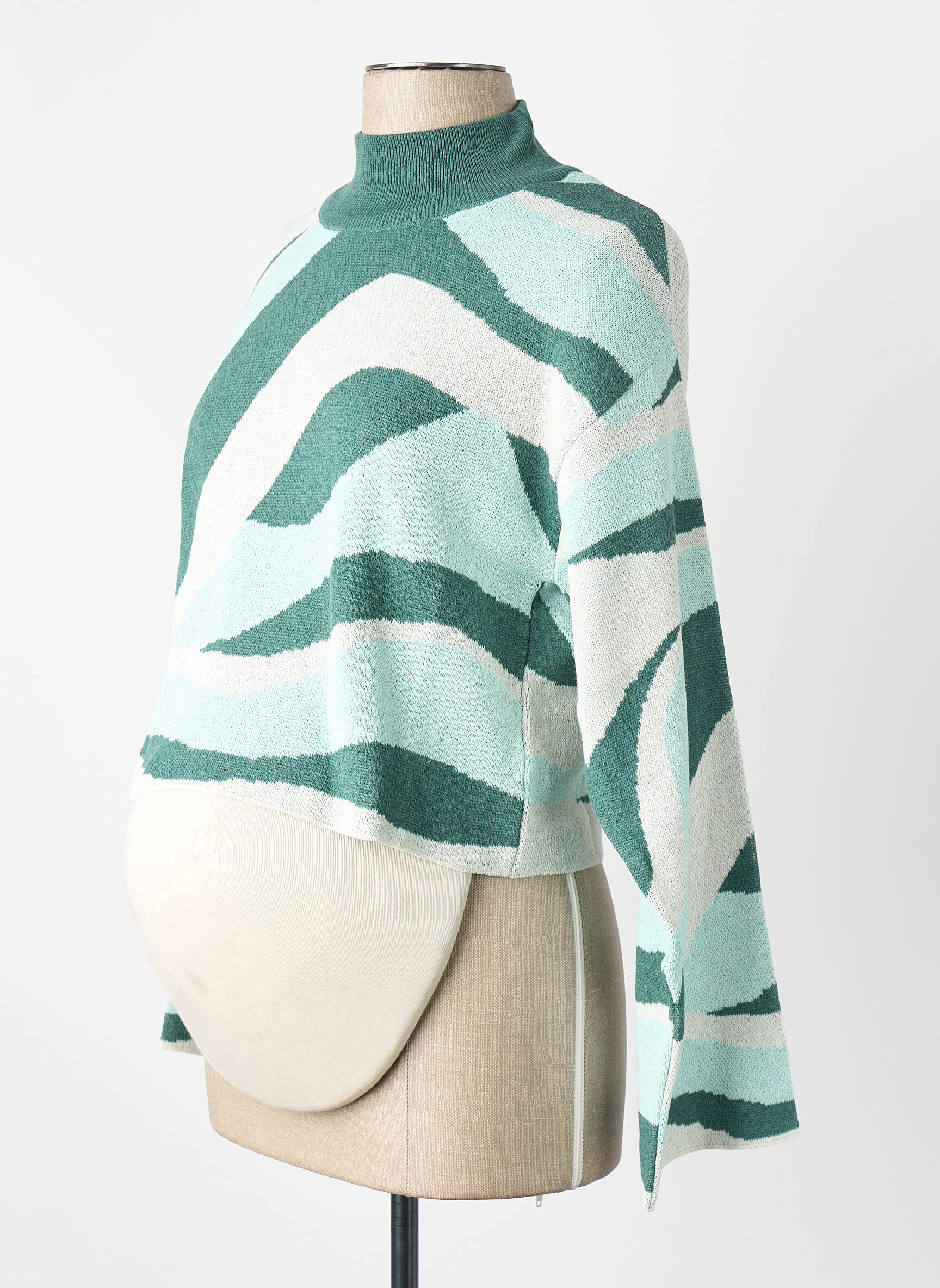 Pull maternité bleu MAMA LICIOUS femme