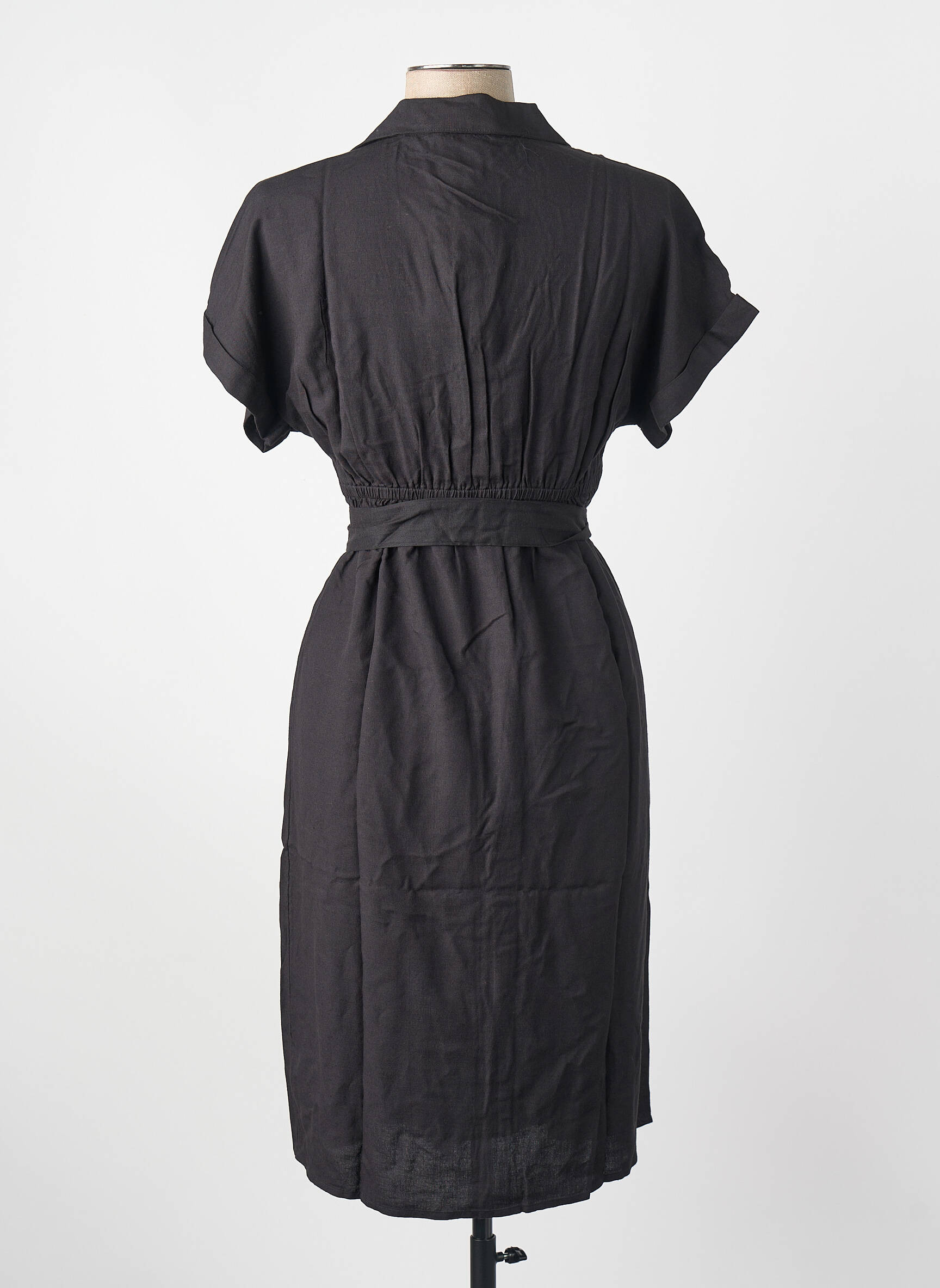 Robe mi-longue noir SUPERMOM femme