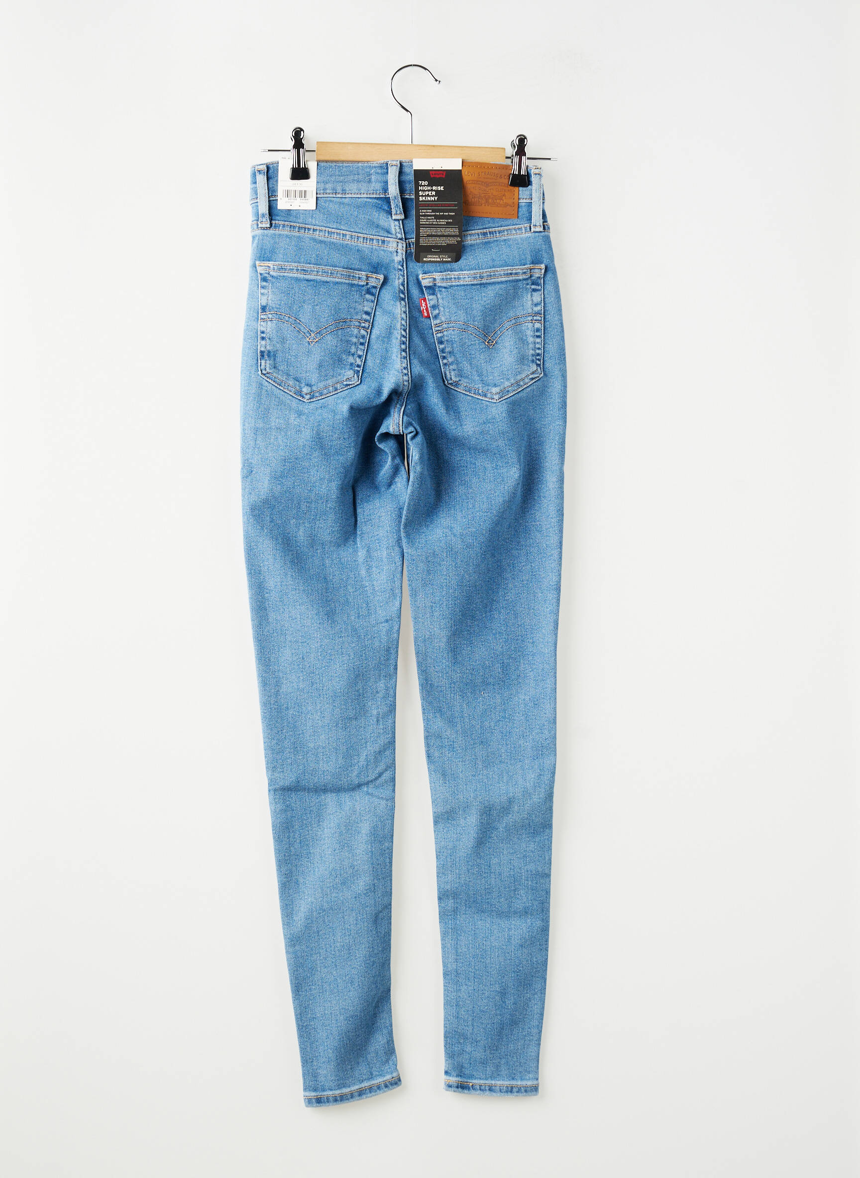 Jeans skinny bleu LEVI'S femme