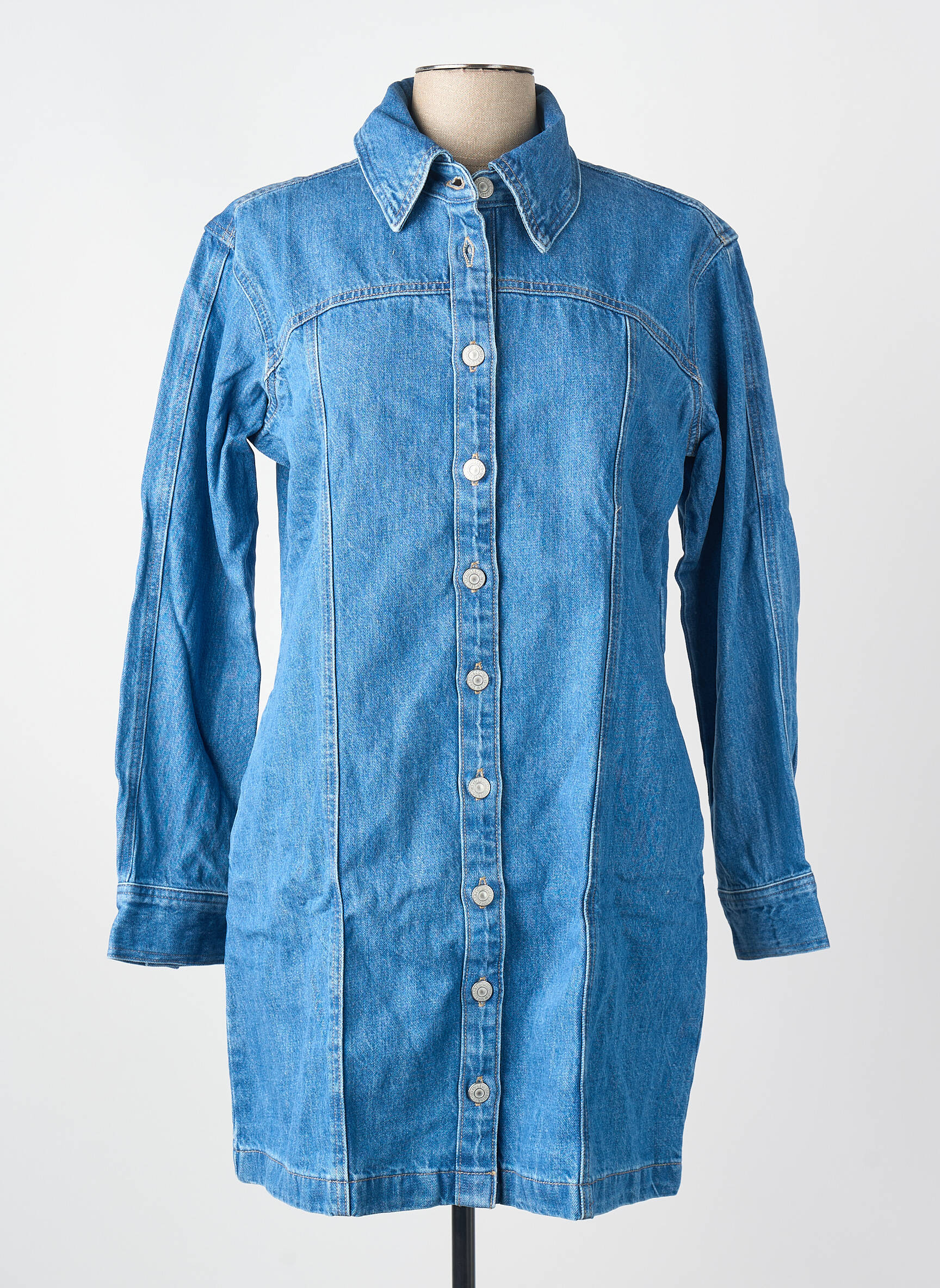 Robe courte bleu LEVI'S femme
