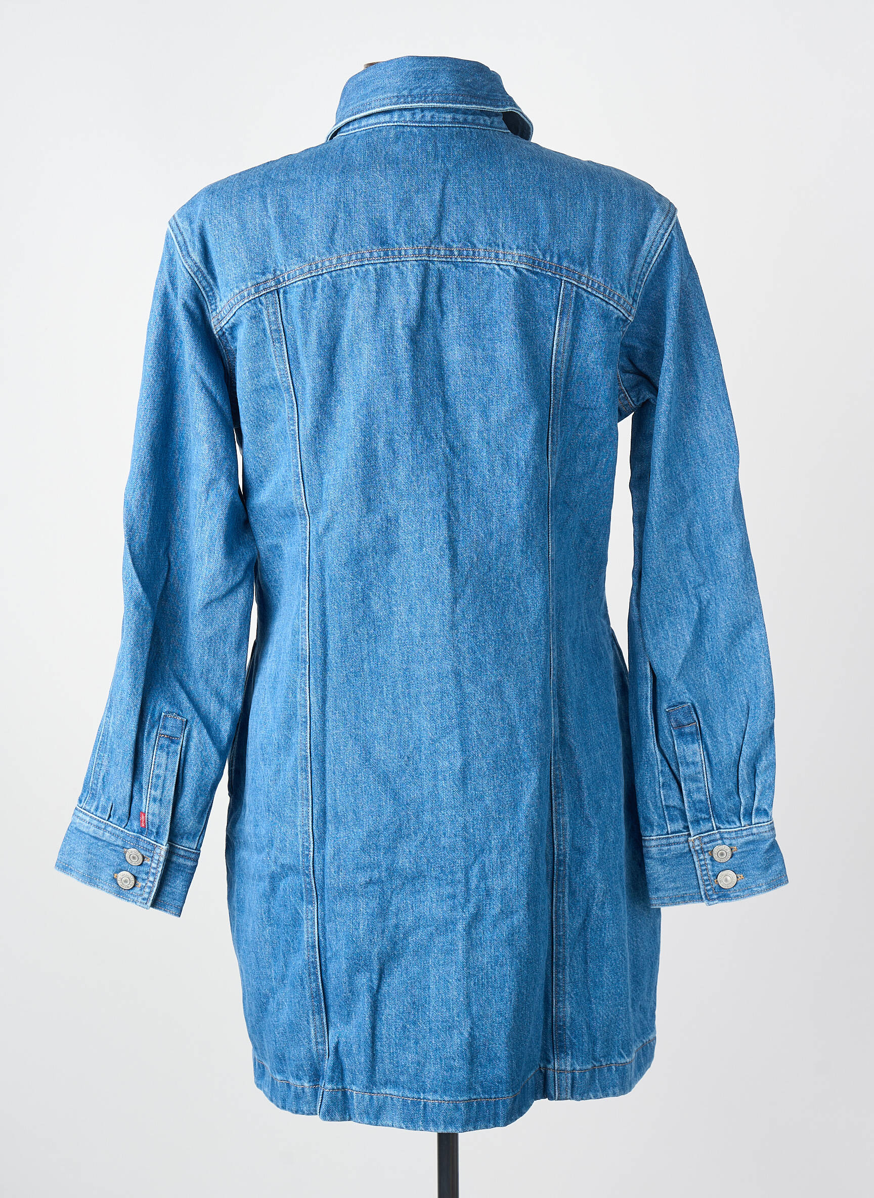 Robe courte bleu LEVI'S femme