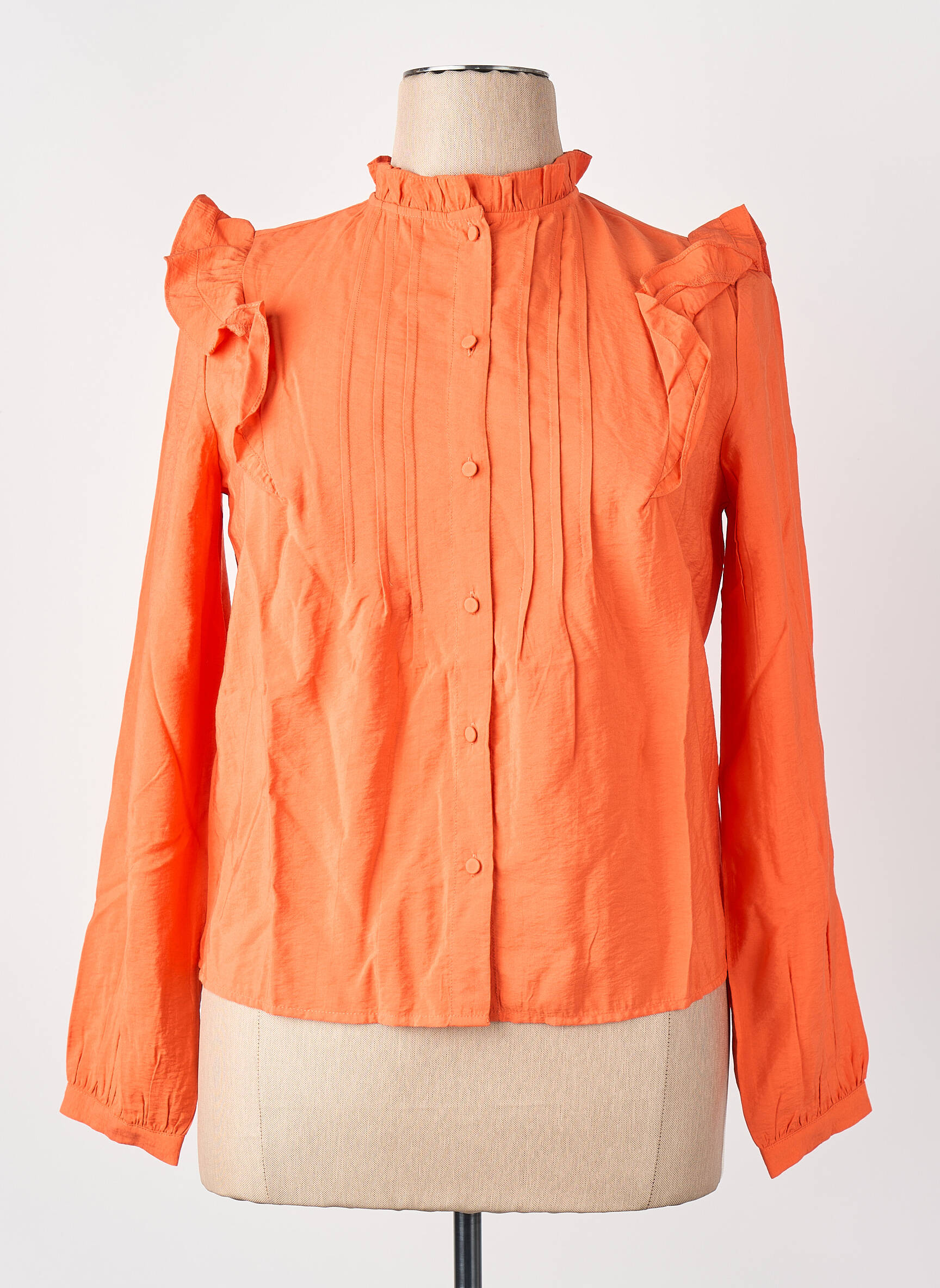 Top orange VILA femme