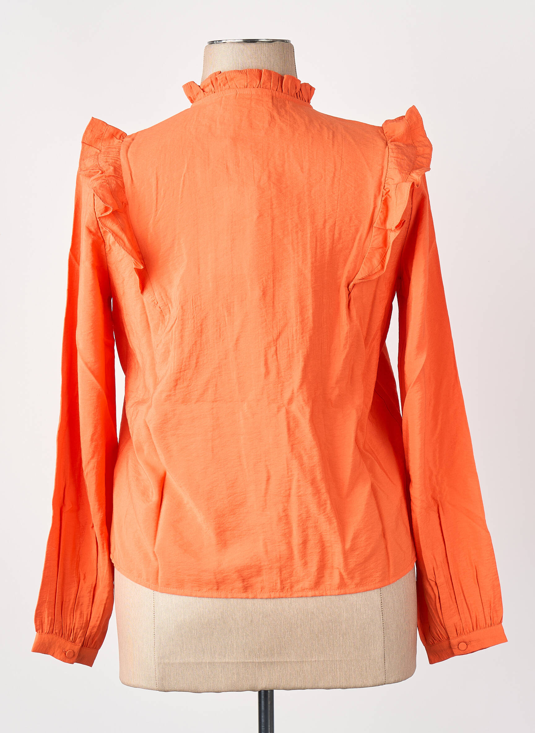 Top orange VILA femme