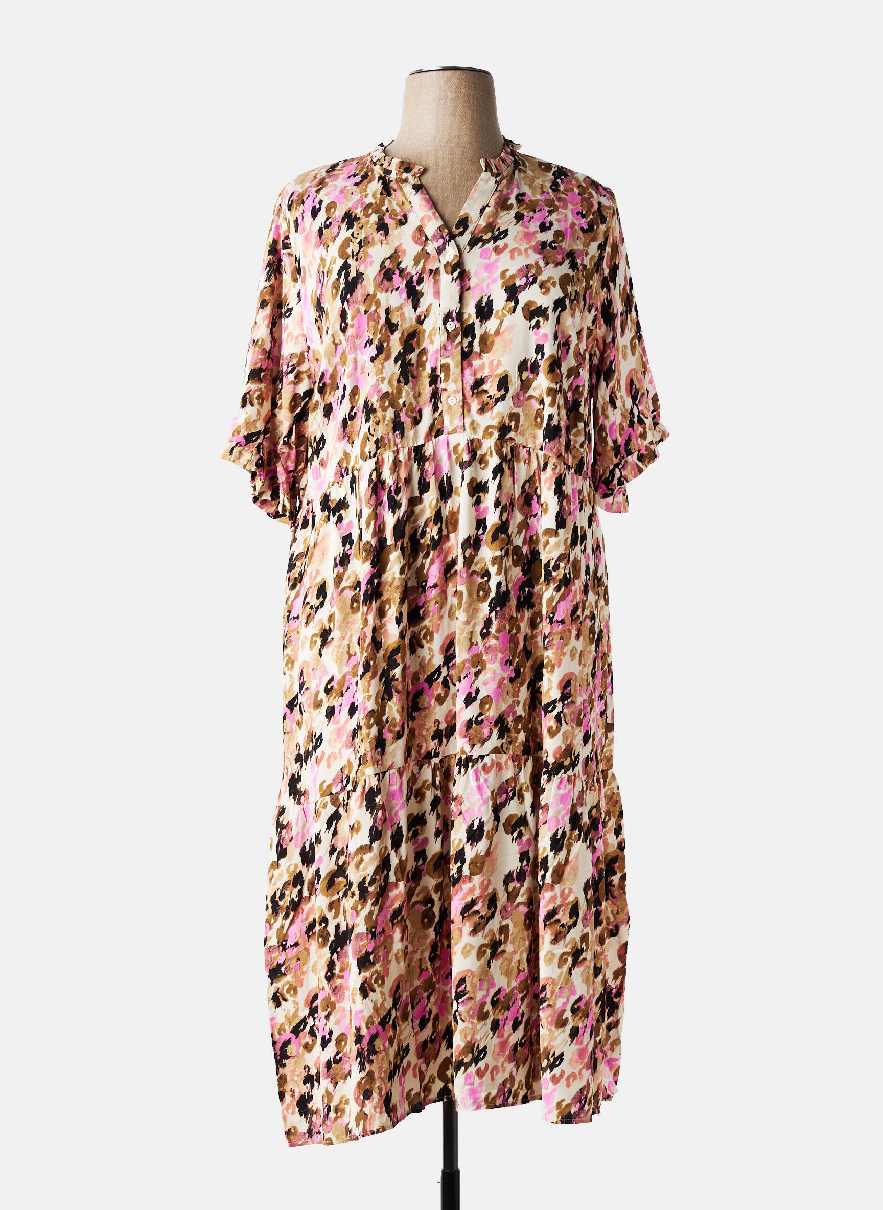 Robe mi-longue multicolore VERO MODA femme