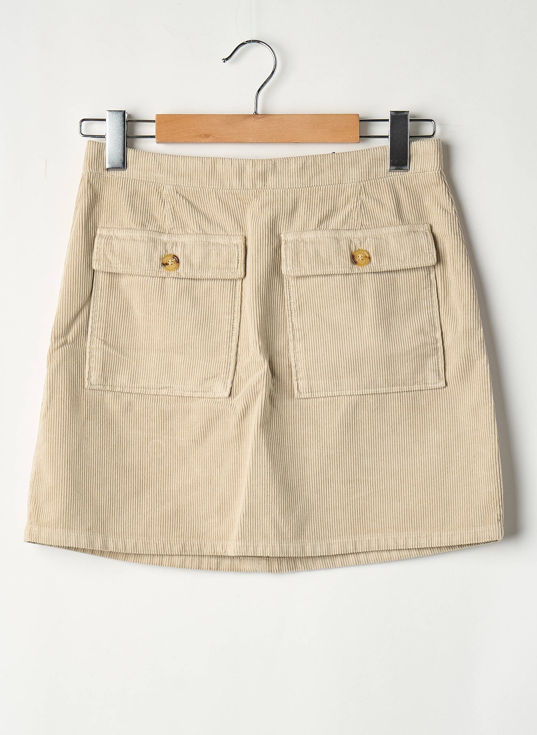 Jupe courte beige BELLE PIÈCE femme