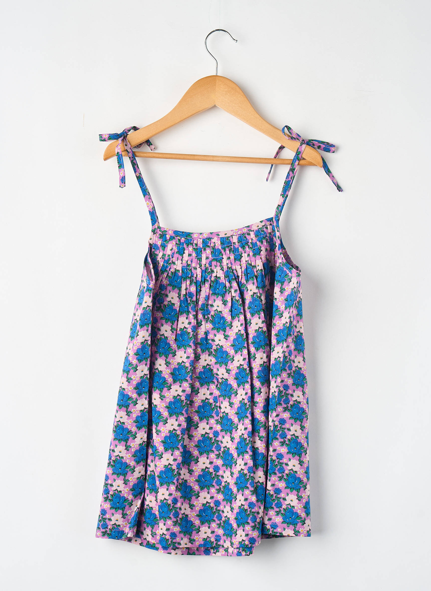 Robe courte bleu LUCAS DU TERTRE fille